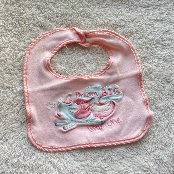 10pk Baby Girl Bibs - Picture 5 of 11